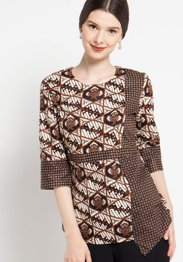 23 Model Baju Batik Atasan Wanita Terbaru, Desain Spesial! | 1000+ Model Baju Batik Kantor