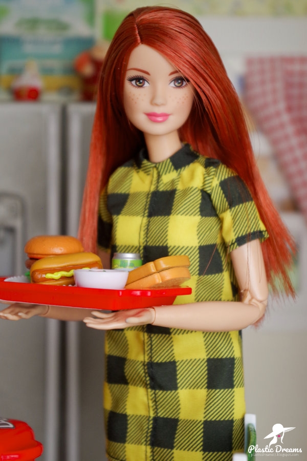 barbie with totally tiny food set
