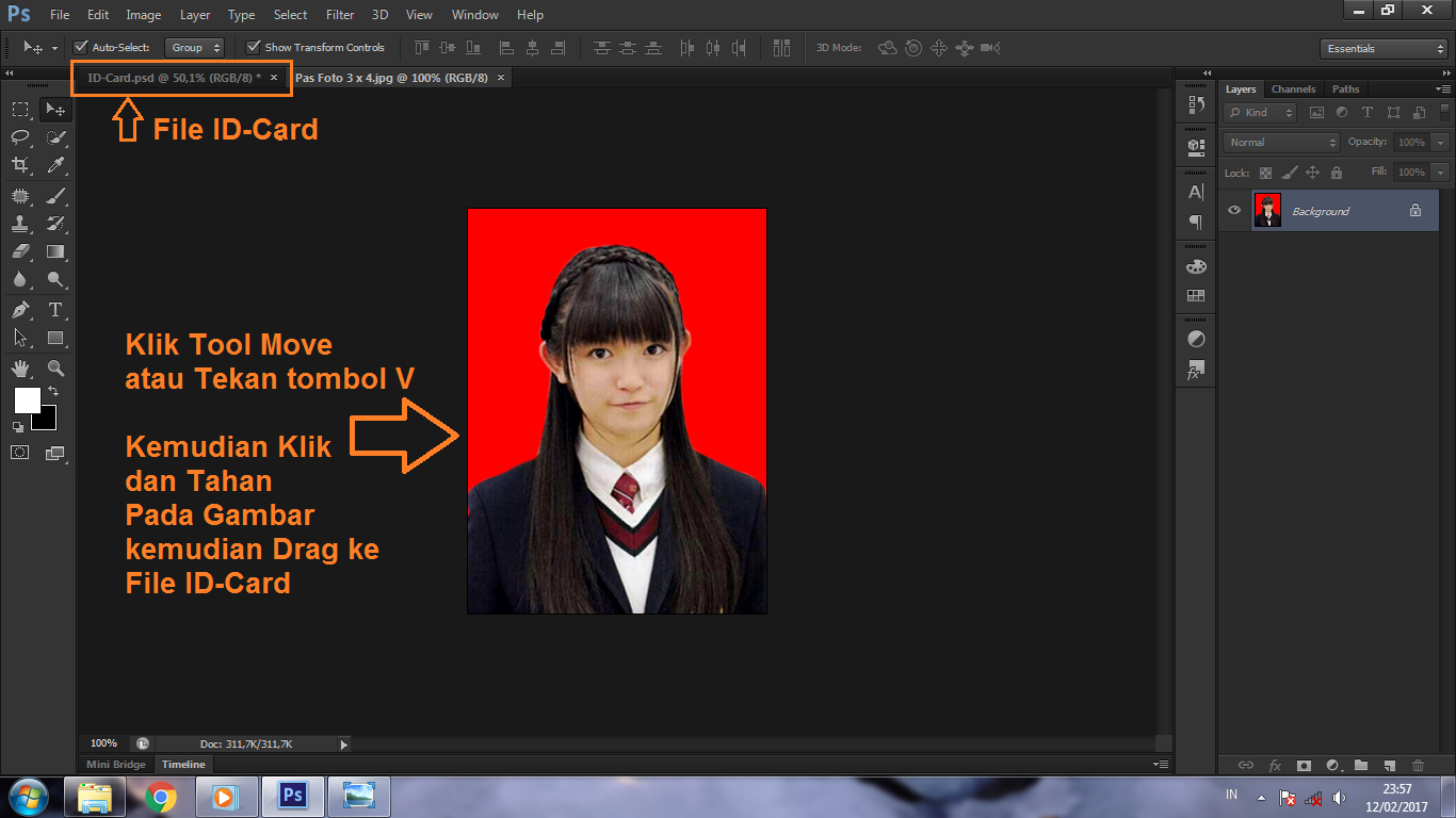 Cara Membuat ID Card Di Photoshop CS6 Photoshop Alternatif Siti