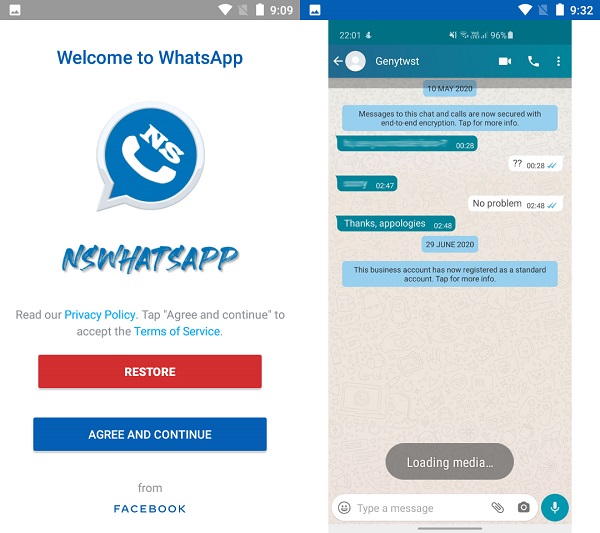 NSWhatsApp v8.93 APK