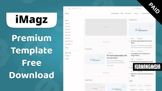 iMagz Blogger Template Premium Full Bundle