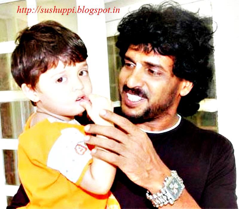 Kannada Actor Upendra with Daughter Aishwarya | Kannada Actor Upendra Family Photos | Kannada Actor Upendra Real-Life Photos