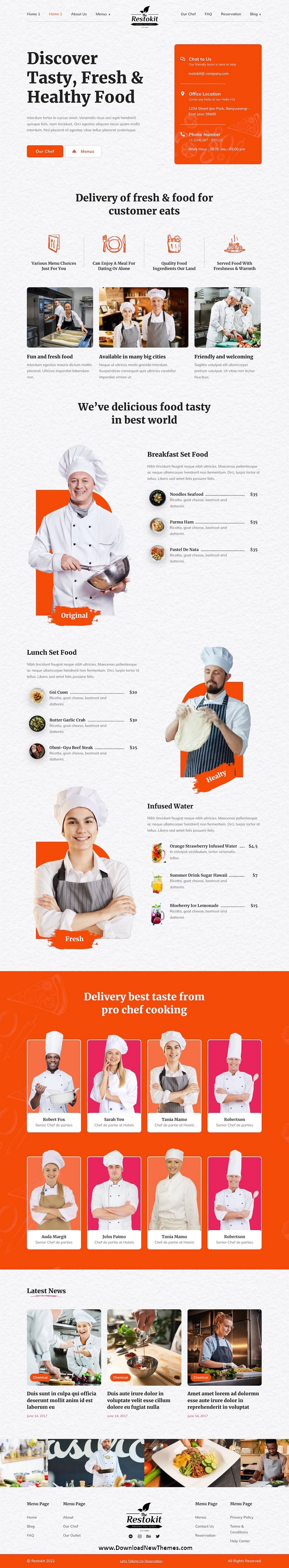 Restokit - Food & Restaurant Elementor Template Kit Review