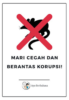 Contoh Poster Anti Korupsi Lengkap dengan Gambar Ayo 