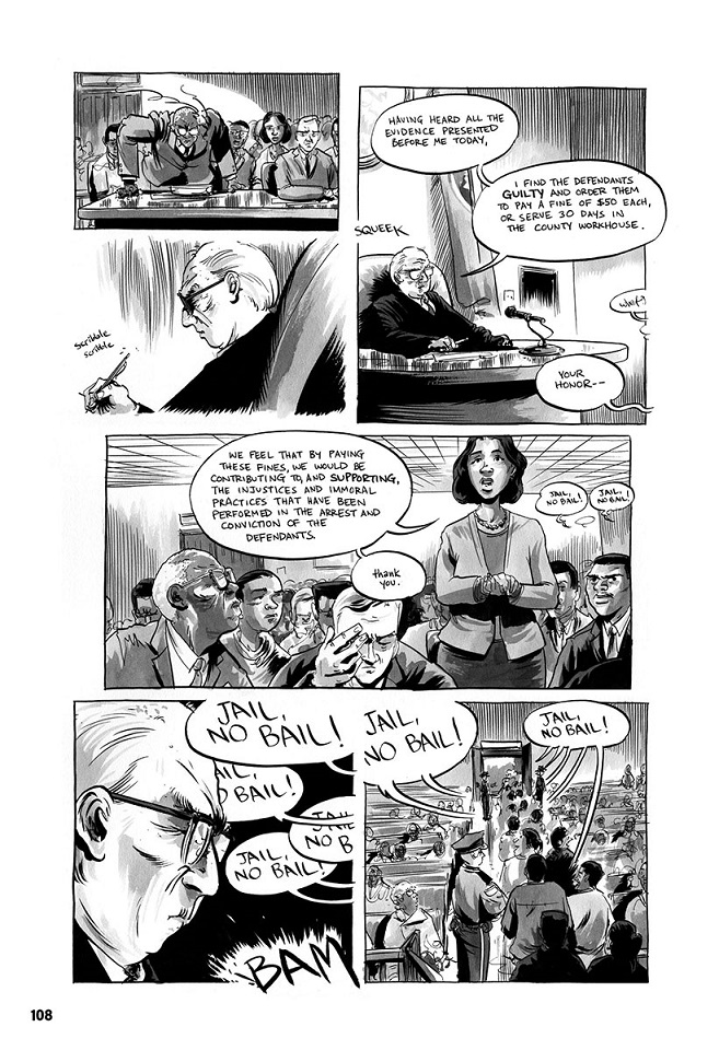 Graphic Nonfiction: An Excerpt from March Book 1 by Lewis/Aydin/Powell