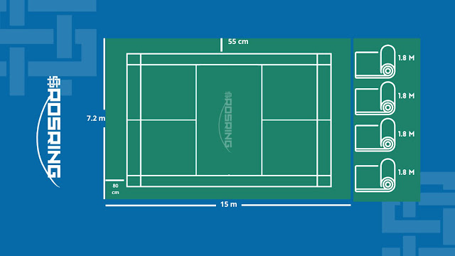 Ukuran Karpet Badminton