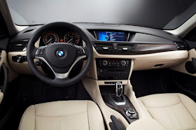 Interior shot of 2013 BMW X1 