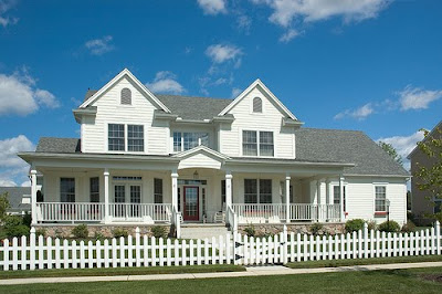 White House with Picket Fence