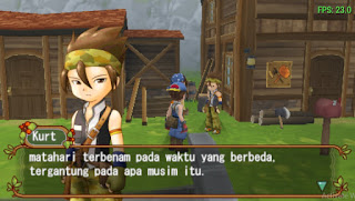 Harvest Moon: Hero of Leaf Valley Indonesia Full Translate 100%