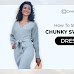 How to Style a Chunky Sweater Dress for a Winter Night