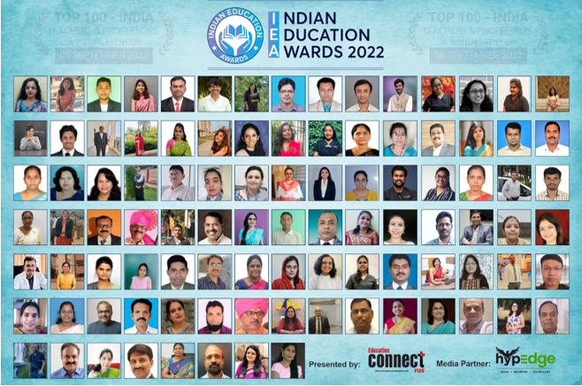 INDIAN EDUCATION AWARDS 2022 – TOP 100 TEACHERS & PROFESSORS 2022 INDIA by EDUCATION CONNECT PLUS