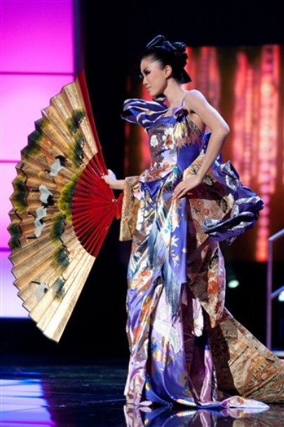 In a photo provided by the Miss Universe Organization Maiko Itai