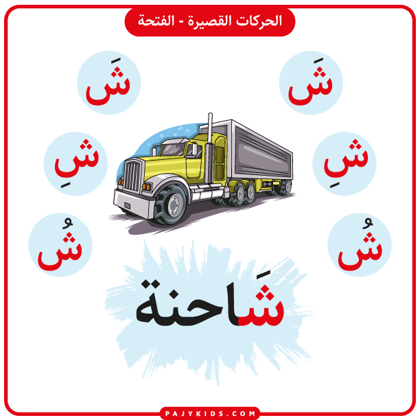 حرف الشين بالحركات