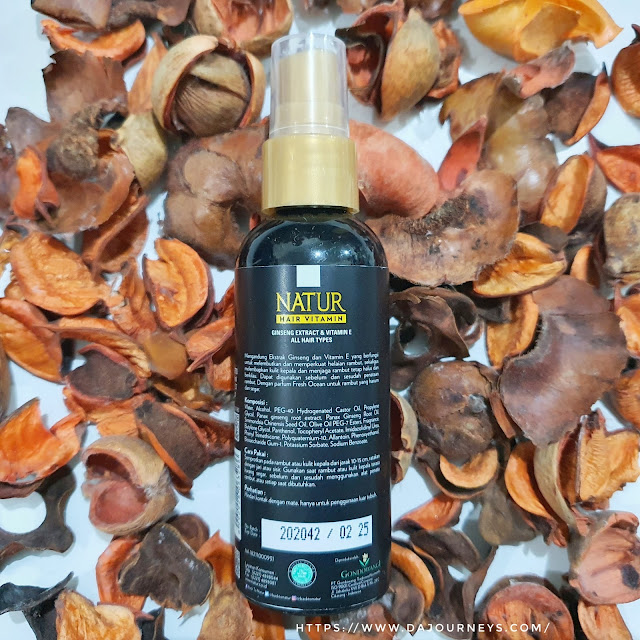 Review Natur Hair Vitamin Ginseng Extract & Vitamin E