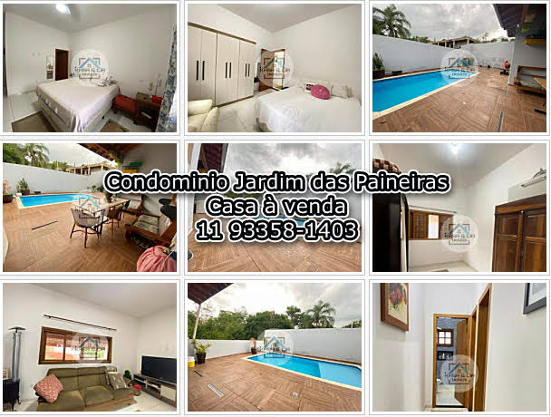 Condomínio Jardim das Paineiras, Itatiba SP, à venda Casa com 3 quartos, área construida 160 m² - CA1570