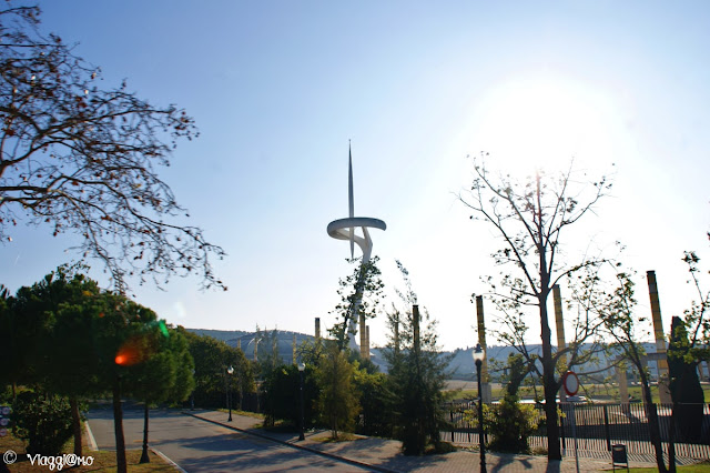La torre delle Comunicazioni di Calatrava all'Anello Olimpico