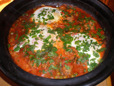 TAJINE DE ALBONDIGAS DE CORDERO Y HUEVO {KOFTA TAJINE} LA COCINERA NOVATA RECETA COCINA GASTRONOMIA MARRUECOS MARROQUI ARABE