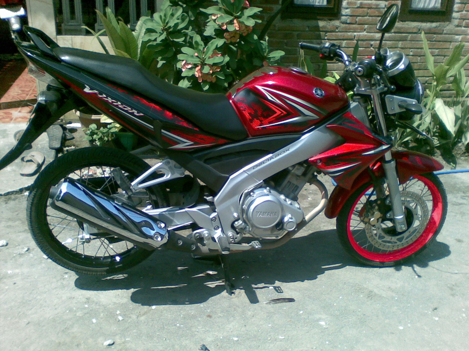 Modifikasi Vixion 2010 Warna Merah Terkeren Sound Modif