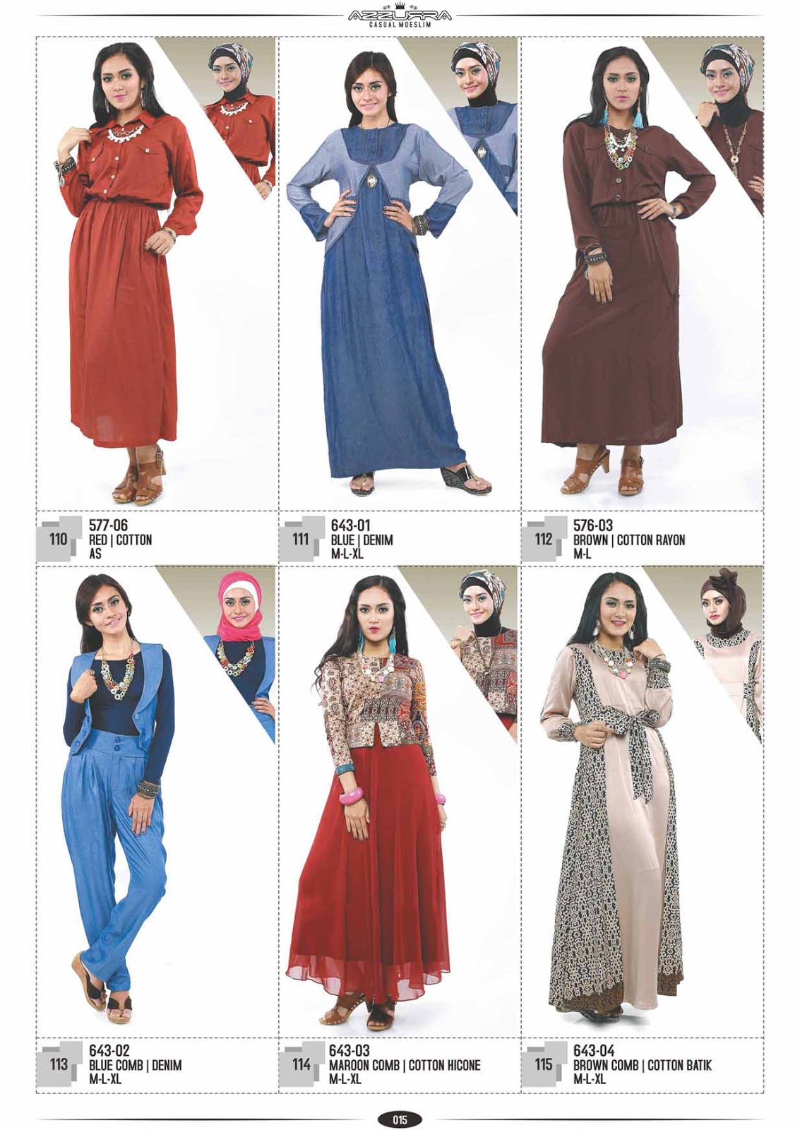 Katalog Terbaru Azzura 2015 2016 Distro Model Terkini