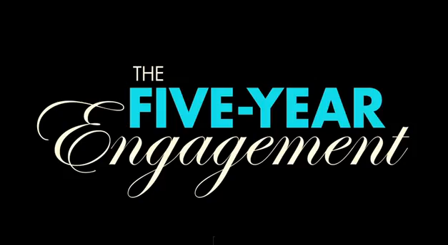 The Five-Year Engagement 2011 movie title romantic comedy film about long engagements and long distance love affair