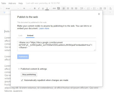  link or embed Google Docs to websites and blogs link embed How to publish - link or embed Google Docs to websites and blogs?