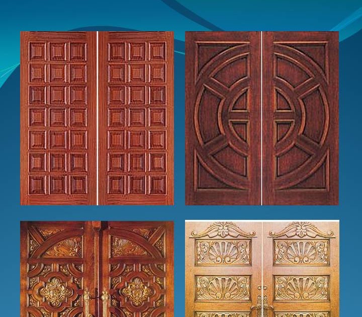 Double Wood Door Building Materials