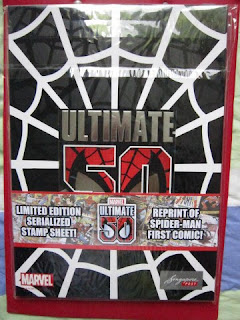 STGCC 2012 Singapore Post Stamps Limited edition Spider-man Ultimate 50 comic covers Marvel Special Collector's edition Avengers Iron Man Hulk Thor Captain America X-men Wolverine Fantastic Four Silver Surfer Amazing covers