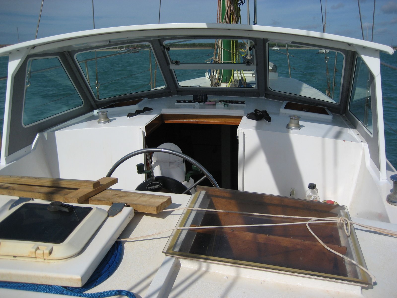 Marshall Design: Hard dodger Sail boat pilot house ...