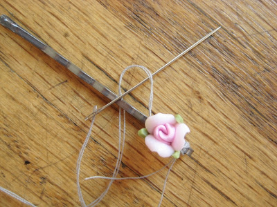 make rose hair pins