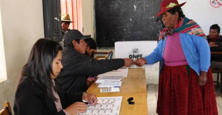 ELECCIONES 2017: Primeras mesas de sufragio para comicios ediles se instalaron desde las 07:00 horas - www.onpe.gob.pe