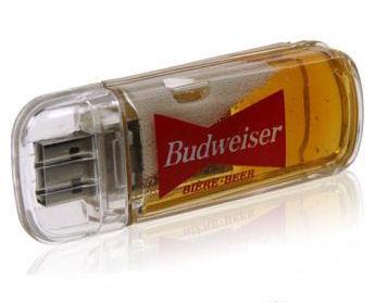 Beer-Filled USB flash drive