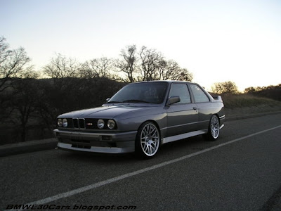 BMW E30 M3 with low suspension