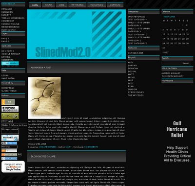 Slined Mod 2.0 Blogger Template
