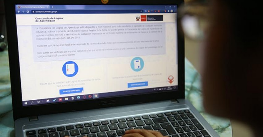MINEDU: Estudiantes ya pueden solicitar Constancia de Logros de Aprendizaje de manera digital y gratuita