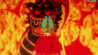 ワンピース アニメ 1076話 黒炭オロチ | ONE PIECE Episode 1076