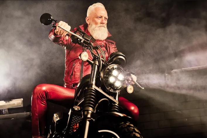 Leather Santa - He knows that you've been naughty...