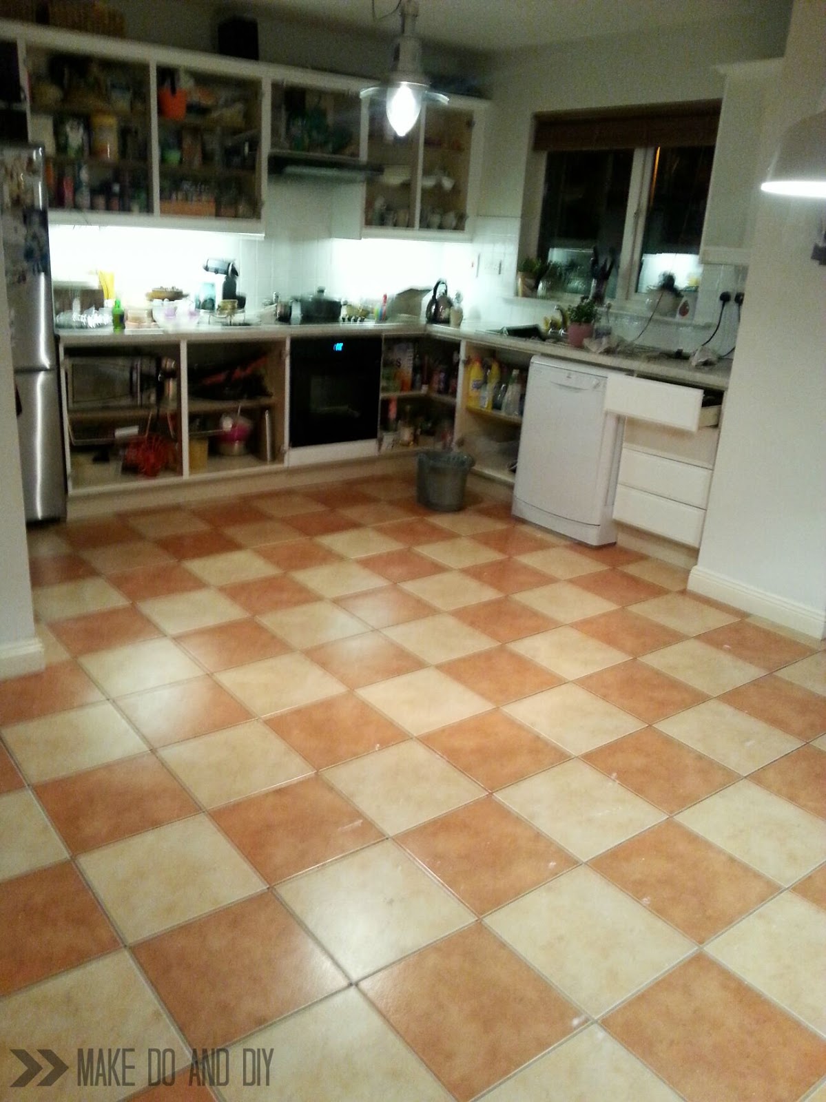 Painted Tile Floor No Really Make Do And DIY