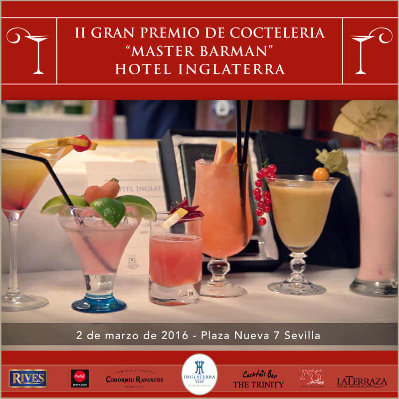 cartel gran premio cocteleria hotel inglaterra sevilla