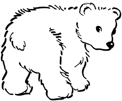 Desenho Pra Colorir  urso para pintar e colorir