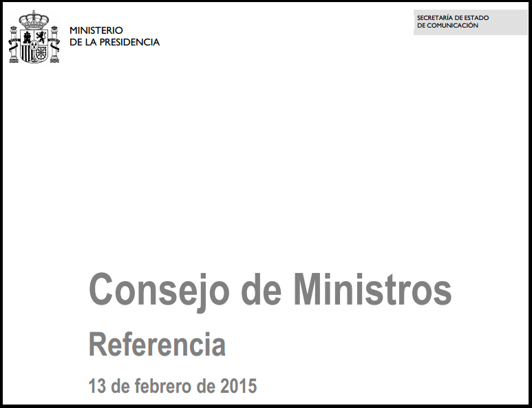 Consejo Ministros aprobación Proyecto Ley Auditoría de Cuentas