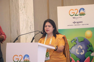 minakshi Lekhi at G20 Uttarakhand