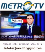 Lowongan Kerja Metro TV