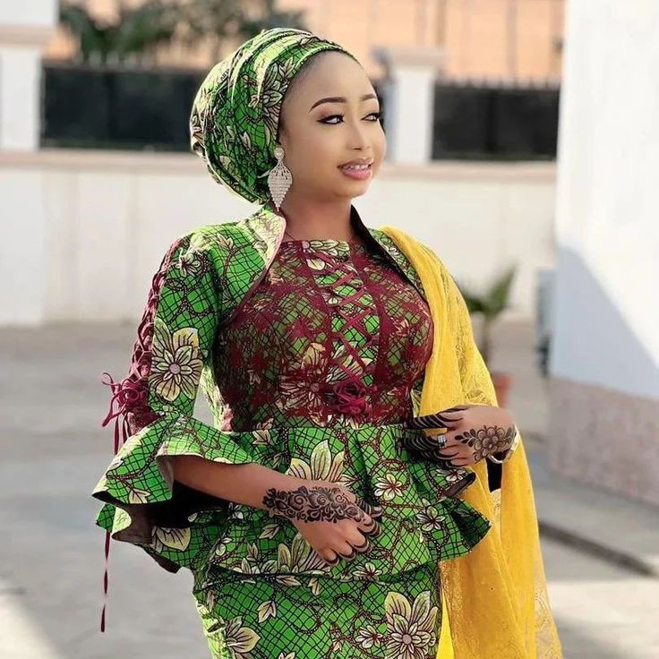 ankara skirt and blouse style for wedding