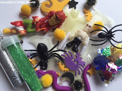 Selection of Halloween small toys