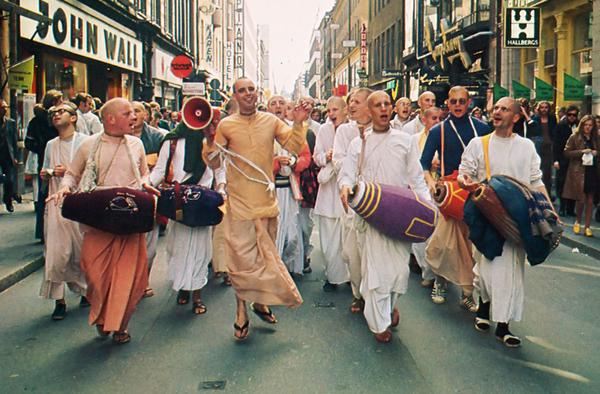 Devotees Chant Hare Krishna in Ecstasy