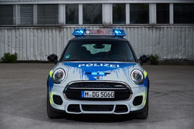 Mini John Cooper Works police car.