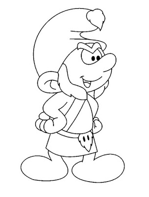 Desenhos para Colorir dos Smurfs – Imagens para Imprimir