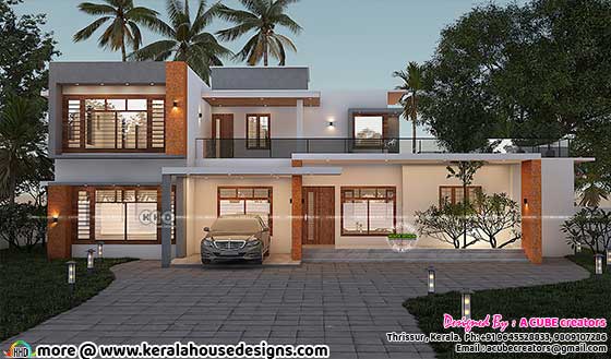 3100 sq-ft 4 BHK 3d house architecture design