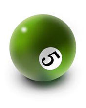 Biljarska zelena kugla broj 5 download besplatne pozadine slike za mobitele
