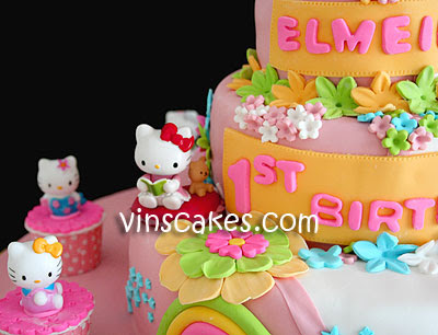 Hello Kitty 3d Cake. This Giant 3 Tiers Hello Kitty